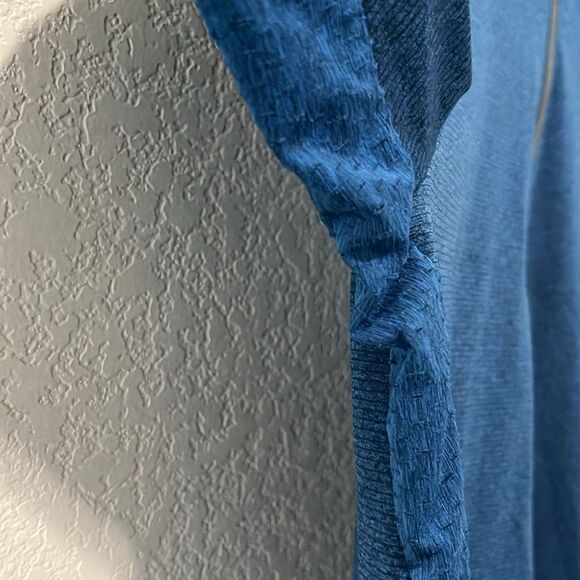 CALLAWAY Men's Long Sleeve Blue/Grey Fineline 1/4 Zip Jacket, Size M - Picture 8 of 12